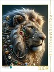 CALVENDO Puzzle CALVENDO Puzzle Der L&ouml;wenblick, 1000 Teile Lege-Gr&ouml;&szlig;e 64 &times;...