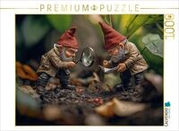 CALVENDO Puzzle CALVENDO Puzzle Die Detektiv-Gartenzwerge auf Spurensuche, 1000