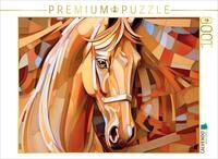 CALVENDO Puzzle CALVENDO Puzzle Goldenes Pferd - Portrait, 500 Teile...