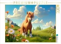 CALVENDO Puzzle CALVENDO Puzzle Pony Sarah auf der Fr&uuml;hlingswiese, 500 Teile