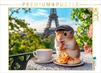 CALVENDO Puzzle CALVENDO Puzzle Caf&eacute;, Croissant & Ch&eacute;rie, 1000 Teile...