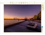 CALVENDO Puzzle CALVENDO Puzzle Maritime Morgend&auml;mmerung in Kiel, 1000 Teile