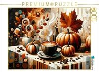 CALVENDO Puzzle CALVENDO Puzzle Herbstliches Kaffee-Idyll in malerischer...