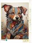 CALVENDO Puzzle CALVENDO Puzzle Hund, Tier, Haustier, zentangle, bunt,...