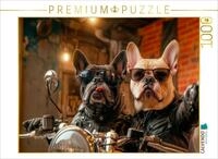 CALVENDO Puzzle CALVENDO Puzzle Easy Rider auf Pfoten, 1000 Teile Lege-Gr&ouml;&szlig;e...