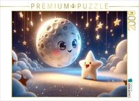CALVENDO Puzzle CALVENDO Puzzle Mondgespr&auml;che: Der kleine Stern und der Mond,...