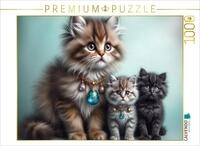 CALVENDO Puzzle CALVENDO Puzzle Katzenmomente, 1000 Teile Lege-Gr&ouml;&szlig;e 64 &times; 48 cm