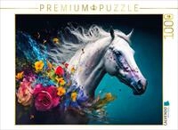 CALVENDO Puzzle CALVENDO Puzzle Blumenpferd 10, 500 Teile Lege-Gr&ouml;&szlig;e 48 &times; 36...