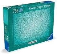 Ravensburger Puzzle Ravensburger, Krypt Metallic Mint, 736 Teile Puzzle, Puzzleteile