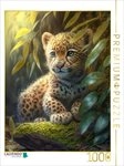 CALVENDO Puzzle CALVENDO Puzzle Geopardbaby, 500 Teile Lege-Gr&ouml;&szlig;e 48 &times; 36 cm
