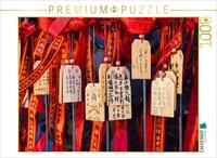 CALVENDO Puzzle CALVENDO Puzzle Gebetsfahnen an einem Tempel, 1000 Teile...