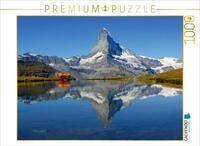 CALVENDO Puzzle CALVENDO Puzzle Spieglein, Spieglein....Das doppelte Matterhorn...