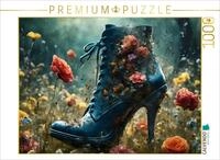 CALVENDO Puzzle CALVENDO Puzzle Sommerwiese in Jeansblau, 1000 Teile...