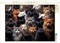 CALVENDO Puzzle CALVENDO Puzzle Viele Katzen auf einem Bild, 500 Teile...