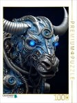 CALVENDO Puzzle CALVENDO Puzzle B&uuml;ffel - ein Cyborg Tier in Verbindung mit...