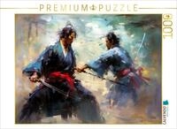 CALVENDO Puzzle CALVENDO Puzzle Kampftraining zweier Samurai, 500 Teile...