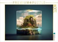 CALVENDO Puzzle CALVENDO Puzzle Kleine Insel in einem Glasw&uuml;rfel, 500 Teile
