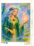 CALVENDO Puzzle CALVENDO Puzzle Keltische Druidin mit leuchtender Zauberkugel,...