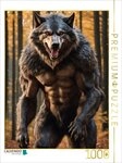 CALVENDO Puzzle CALVENDO Puzzle Ein Werwolf lauert in einem d&uuml;steren Wald, 1000