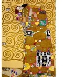Bluebird Puzzle Puzzle Gustave Klimt - Fulfilment, 1905, Puzzleteile