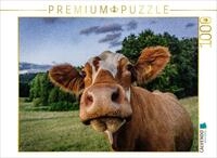 CALVENDO Puzzle CALVENDO Puzzle Fleckvieh, 1000 Teile Lege-Gr&ouml;&szlig;e 64 &times; 48 cm