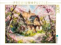 CALVENDO Puzzle CALVENDO Puzzle H&auml;uschen zwischen Kirschb&auml;umen, 1000 Teile