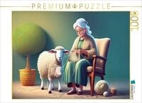 CALVENDO Puzzle CALVENDO Puzzle Oma braucht Wolle, 1000 Teile Lege-Gr&ouml;&szlig;e 64...