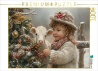 CALVENDO Puzzle CALVENDO Puzzle Weihnachtszauber auf dem Bauernhof, 1000 Teile