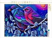 CALVENDO Puzzle CALVENDO Puzzle V&ouml;gel im Winter, 500 Teile Lege-Gr&ouml;&szlig;e 48 &times;...