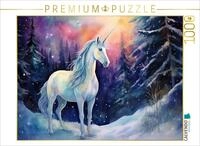 CALVENDO Puzzle CALVENDO Puzzle Einhorn im Mondschein, 500 Teile Lege-Gr&ouml;&szlig;e...
