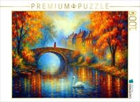 CALVENDO Puzzle CALVENDO Puzzle Die Br&uuml;cke am Fluss, 1000 Teile Lege-Gr&ouml;&szlig;e...