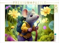 CALVENDO Puzzle CALVENDO Puzzle Mit der Lupe in der Blumenwiese, 500 Teile