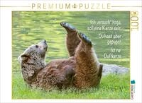 CALVENDO Puzzle CALVENDO Puzzle Ich versuch' Yoga, soll eine Kerze sein., 1000...