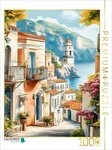 CALVENDO Puzzle CALVENDO Puzzle Blick auf die herrliche Bergwelt Amalfis, 1000...