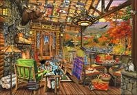 Bluebird Puzzle Puzzle Adirondack Porch, Puzzleteile