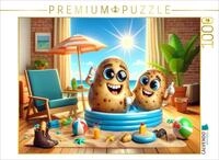 CALVENDO Puzzle CALVENDO Puzzle Sommerspa&szlig; im Wohnzimmer: Kartoffeln im