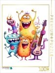 CALVENDO Puzzle CALVENDO Puzzle Monsterkapelle spielt auf, 500 Teile...