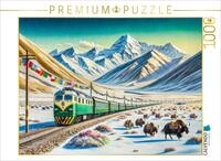 CALVENDO Puzzle CALVENDO Puzzle Zugreise durch die H&ouml;hen des Himalayas, 1000...