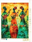 CALVENDO Puzzle CALVENDO Puzzle Drei Musikantinnen in Afrika spielen