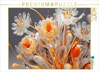 CALVENDO Puzzle CALVENDO Puzzle Elegantes Bl&uuml;tengesteck wie aus Glas in orange...