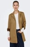 Langjacke ONLY "ONLJOLINE FAUX SUEDE COAT LIFE CC OTW", Damen, Gr. M, braun (cognac),