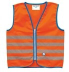 WOWOW Fahrradreflektor Wowow Sicherheitsweste Fun Jacket f&uuml;r Kinder orange mit...