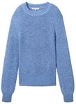 TOM TAILOR Denim Rundhalspullover (1-tlg) Plain/ohne Details