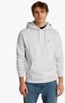 Hoodie TOMMY JEANS "TJM REGULAR FLAG", Herren, Gr. XL, grau (silber grau...