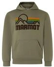 Marmot Kapuzenpullover Coastal Hoody mit Marmot-Grafik in Siebdruck auf der...