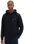 TOM TAILOR Hoodie QUILTED HOODIE aus Mischgewebe blau L (50/52)