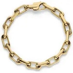 Copenhagen Studios Armband Schmuck Geschenk Edelstahl The Link gelb|goldfarben