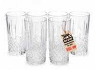 BigDean Longdrinkglas Wassergl&auml;ser Set Transparent Mit Kristall Effekt 6 x...