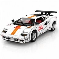 LEAN TOYS Sportwagen Modellbausatz Klemmbausteine Konstruktions-Spielset,...