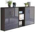BMG M&ouml;bel Aktenschrank Office Edition 8 (Schrankwand Set, 3tlg) abschlie&szlig;bar,...